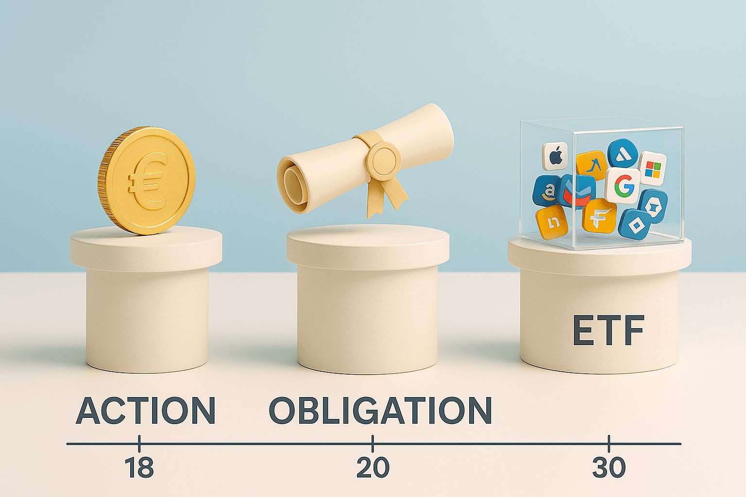 ETF, actions, obligations : quelles différences et lequel choisir ?