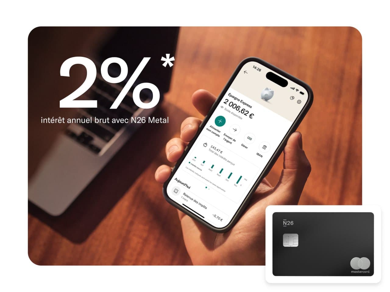 Numéro téléphone N26 BANK 0188332498
